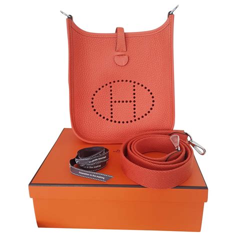 hermes evelyne tpm orange|Hermes evelyne retail price.